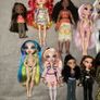 Huge Doll Lot Bratz Rainbow High Shadow High Barbie Disney Licca 18 Dolls Image 2