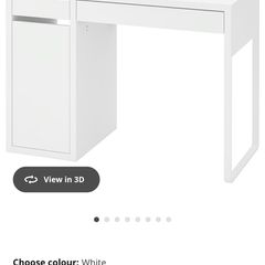 IKEA Micke desk & desk lamp