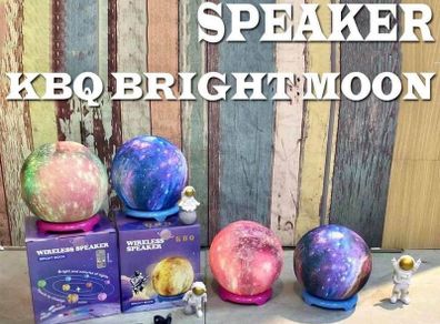 Thunder Moon Galaxy LED Touch Control Wireless Bluetooth Speaker