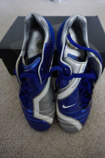 Football Boots Nike Total 90 Supremacy Blue (2006) Size 7UK SG