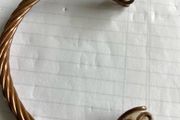 Celtic torc bangle copper