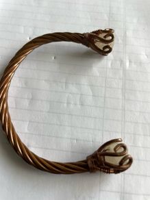 Celtic torc bangle copper