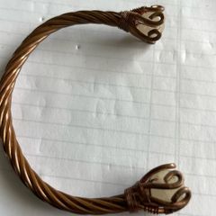 Celtic torc bangle copper