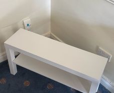 TV Table, Ikea white
