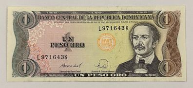 Dominican Republic 1 Peso 1988 Banknote
