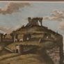 Castle of Dunamace in the Queen's County - Framed Image 6