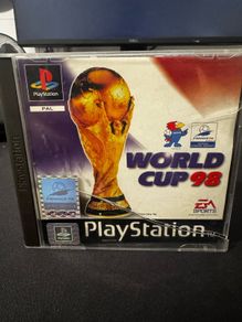 FIFA World Cup 1998 PlayStation 1 (PS1) case, manuals and disc