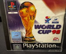 FIFA World Cup 1998 PlayStation 1 (PS1) case, manuals and disc