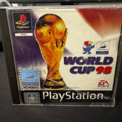FIFA World Cup 1998 PlayStation 1 (PS1) case, manuals and disc