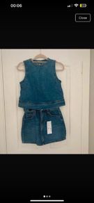 Primary denim set size xs
