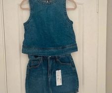 Primary denim set size xs