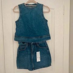 Primary denim set size xs