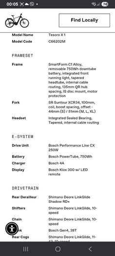 E-Bike Cannondale tesoro neo x1 , charger, extras
