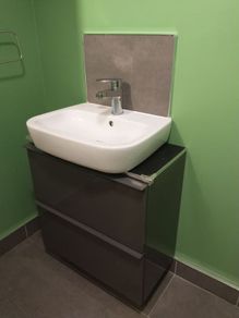 Vanity Unit (IKEA Godmorgen) with Quartz Top (Basin Included)