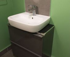 Vanity Unit (IKEA Godmorgen) with Quartz Top (Basin Included)
