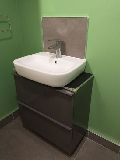 Vanity Unit (IKEA Godmorgen) with Quartz Top (Basin Included)