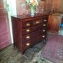 George 111 inlaid mahogany Antique Chest of Drawers Image 7