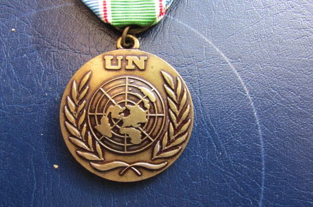 Lebanon UN medal.Awarded to Irish soldiers.