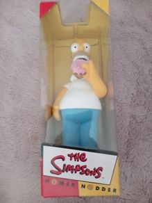 Homer Simpson figure Bobblehead Nodder Fox 1999 Vintage Collectors Item. Gift.