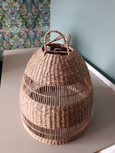 Basket weave lampshade