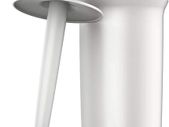 Toilet Bowl Brush and Holder for Bathroom, White, 1 Pack
