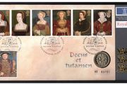1997 Great Britain 450th Anniversary of Death of King Henry VIII Royal Mint Philatelic Numismatic Cover (PNC) with UK1 coin