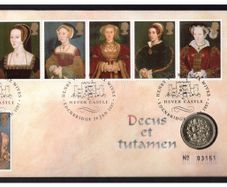1997 Great Britain 450th Anniversary of Death of King Henry VIII Royal Mint Philatelic Numismatic Cover (PNC) with UK1 coin