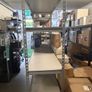 Rivet Shelving 2130h x 1220w x 457d 6 level angled 250kg UDL laminated timber for sale - very good condition Image 2