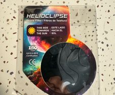 Solar eclipse glasses and phone filter