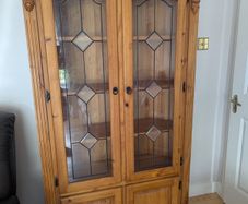Pine corner display unit. Price Reduced!!