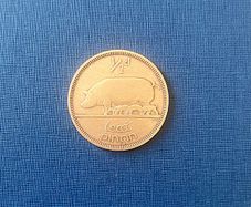 Irish Ha'penny From 1941, Free Post