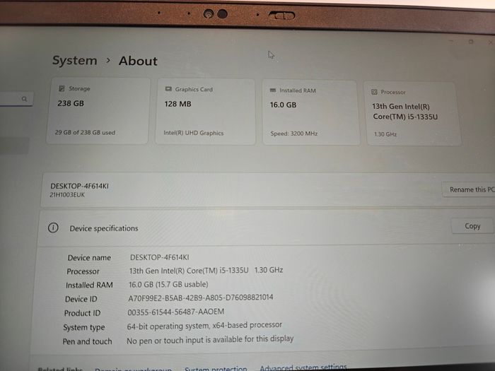 Lenovo ThinkPad L14 Gen4 Laptop | i5 (13th gen) | 16GB | 14" FHD | 256GB | Win11