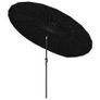 Outdoor Parasol with Aluminium Pole 270 cm Black Image 8