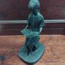 Bronze Girl Reading Image 3