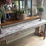 Ex display Smithers of Stanford reclaimed wood rustic foldaway console table Image 4