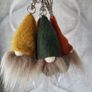 Handmade Gnomes. Autumn decoration. Key rings pumpkin or  Gnome. Image 8