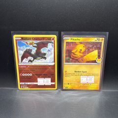 Radiant Charizard 020/159 | Pikachu 051/162 Pokemon Cards