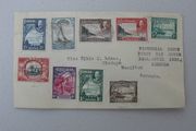Stamps, Bermuda FDC 1936 Definitive Set