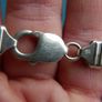 Vintage Sterling Silver 925 thick Chain and thick Bracelet heavy 59.1g Image 6