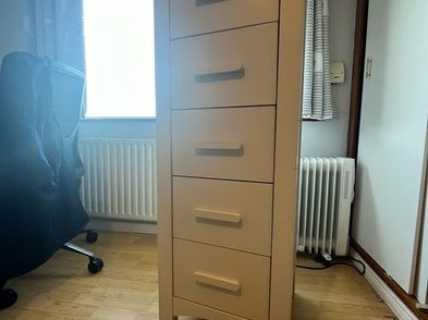 Cosatto White Tall Boy Drawers In Good Condition A Couple Of Blemishes ...