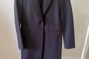 3/4 length navy Zara coat