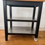 IKEA Oak Kitchen Butcher Block Trolley Image 2
