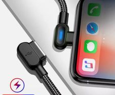 Short 25cm USB Cable for iPhone 14 11 XR 8 6S Plus X 7 5 8 Pin Charger
