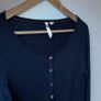 White Stuff Navy Wool Cardigan Image 2