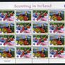2002 Ireland 75th Anniversary of Irish Scouting Commemorative Stamps Sheetlets Plate 1A1A1A1A Mint Never Hinged (MNH) Image 3