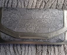 Grey Clutch Bag