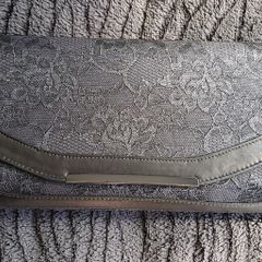 Grey Clutch Bag