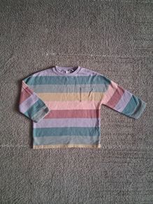 NEXT 100% Cotton Rainbow Sweater (6to7 Years) Like New