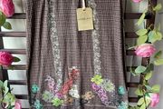 skirt bnwt Container brand size medium herringbone jersey fabric