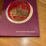 2 Biltmore Estate North Carolina Christmas Tree Gold Finished Ornaments Image 4